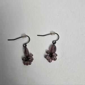 Elegant Floral Drop Earrings